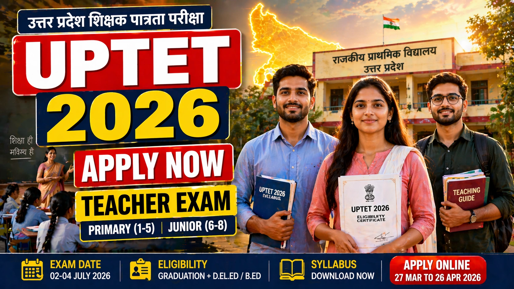UPTET 2026 Apply Online Form